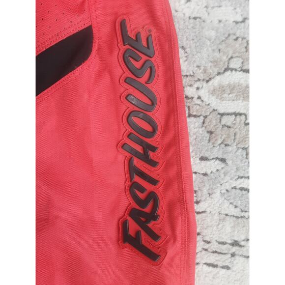 Fasthouse Men's Red Motocross Dirt Bike Racing Pants Size M - Picture 2 of 5